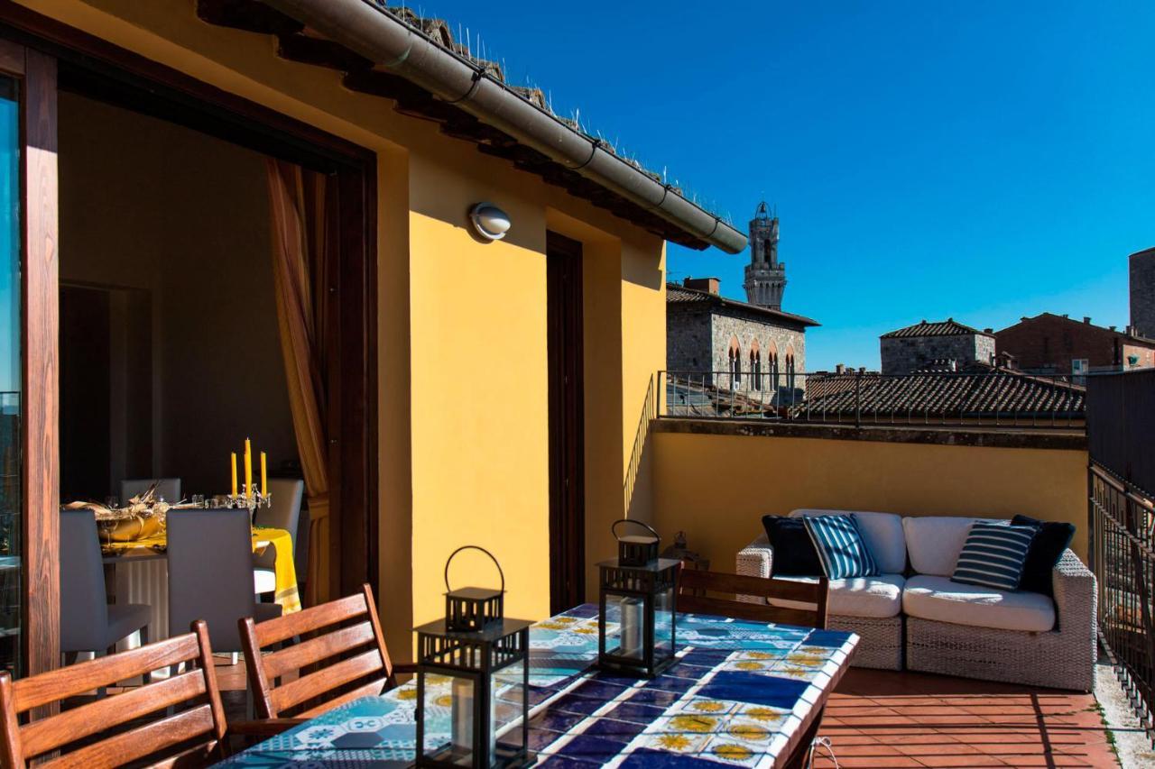 시에나 La Terrazza Sul Duomo 아파트 외부 사진